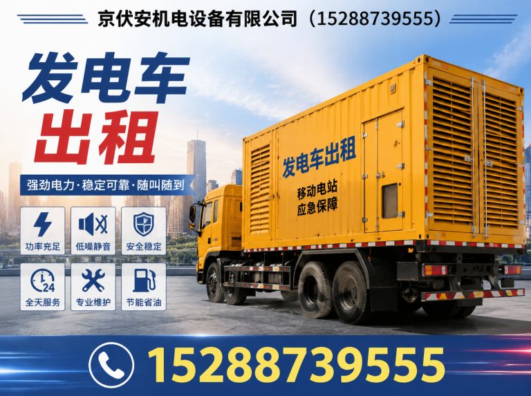 岳阳静音发电车租赁展示图